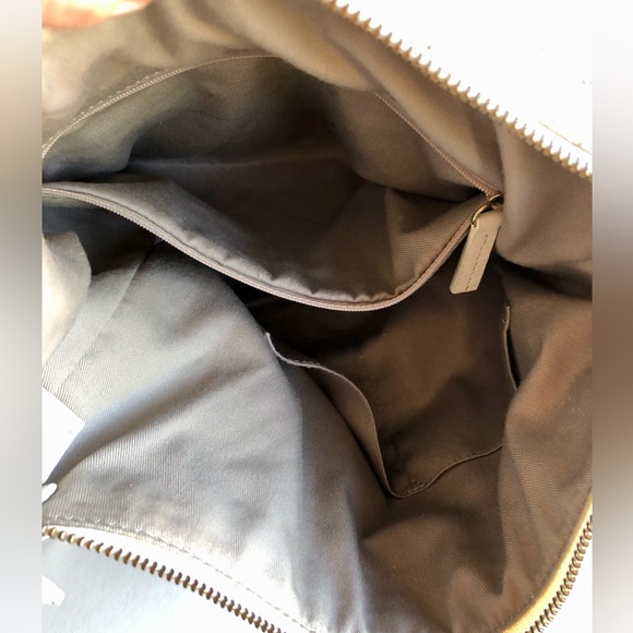 Talbots White Leather Shoulder Purse Bag - Picture 5 of 11